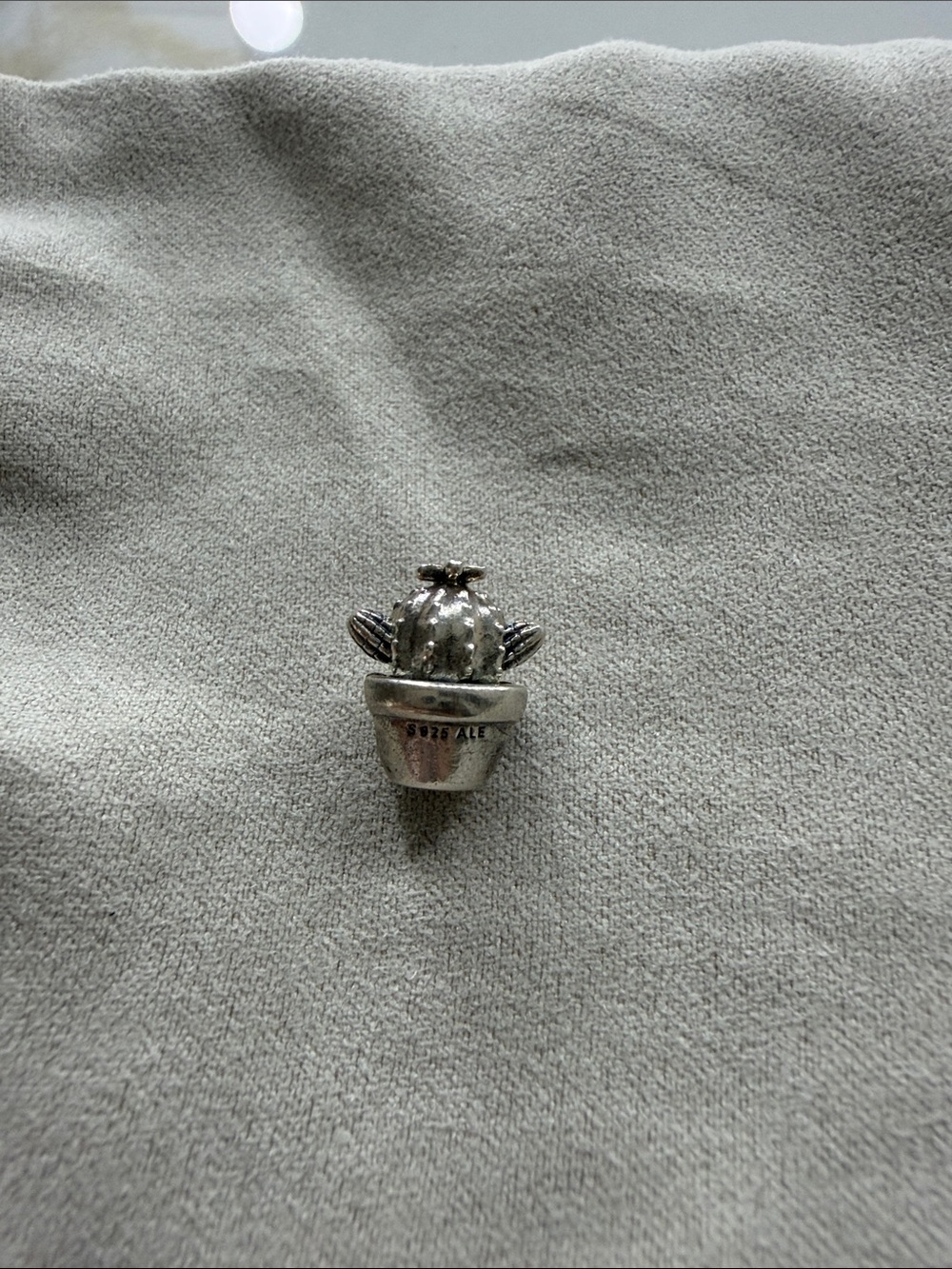 Pandora Silver 'Free Hugs' Cactus Charm - Picture 4 of 4